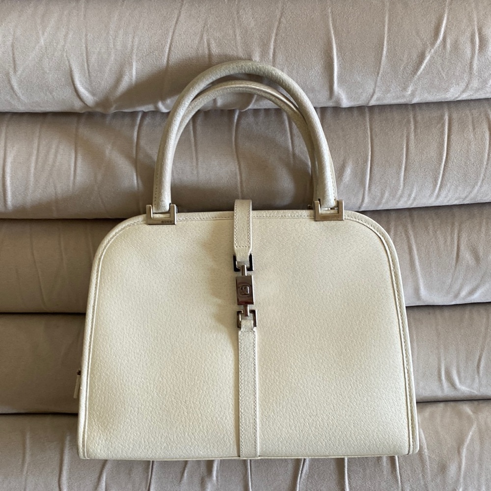 Vintage Gucci Jackie leather shoulder bag